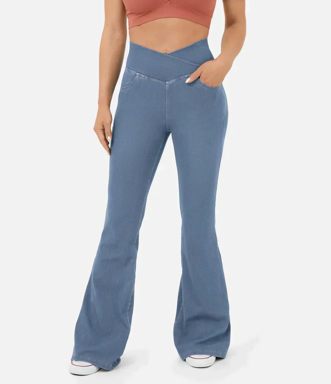 Valentina™ High Waist Stretch Flair Jeans