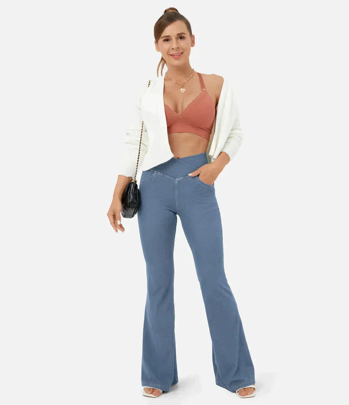 Valentina™ High Waist Stretch Flair Jeans