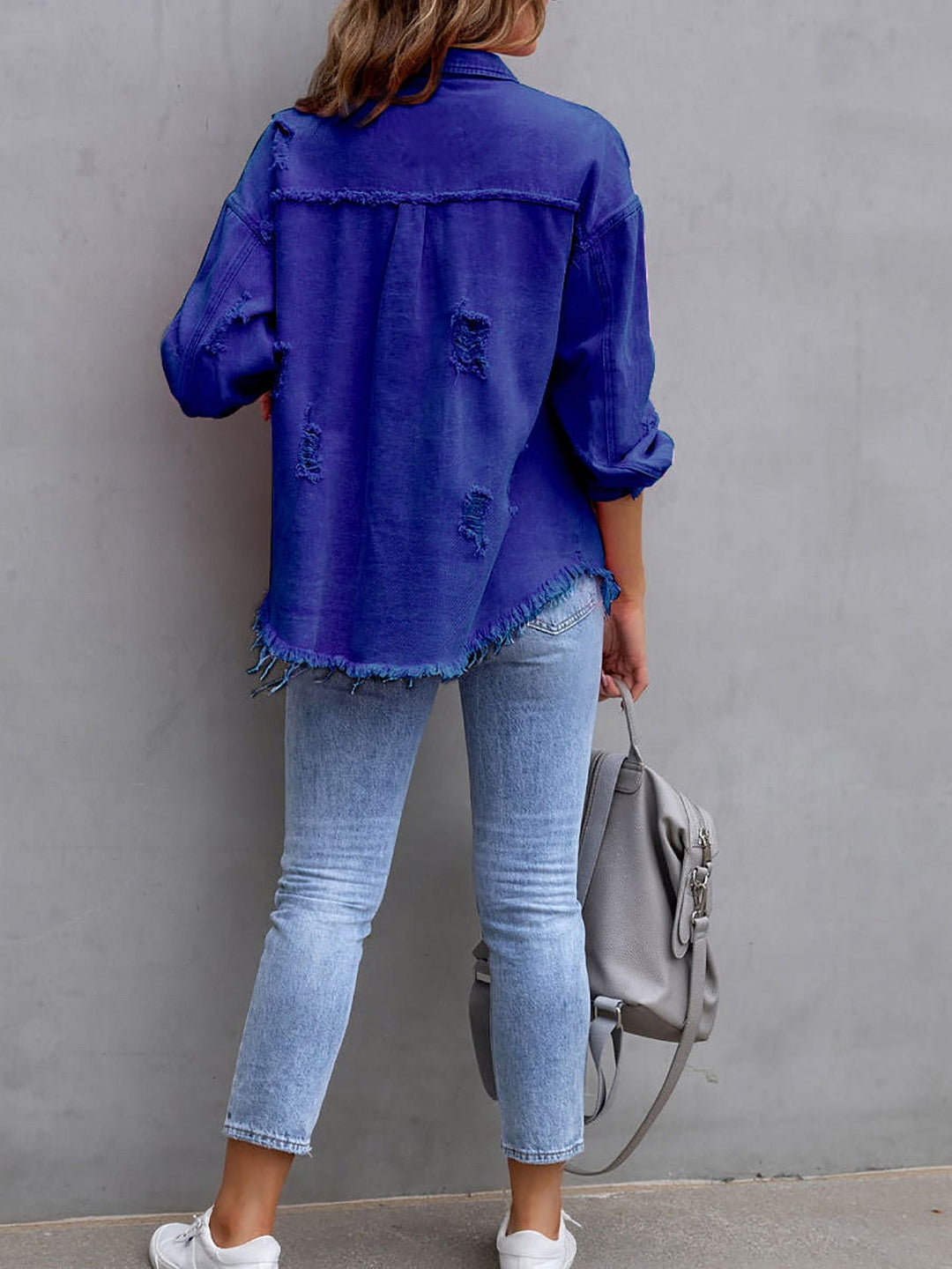 Eliana™ Frayed Denim Jacket