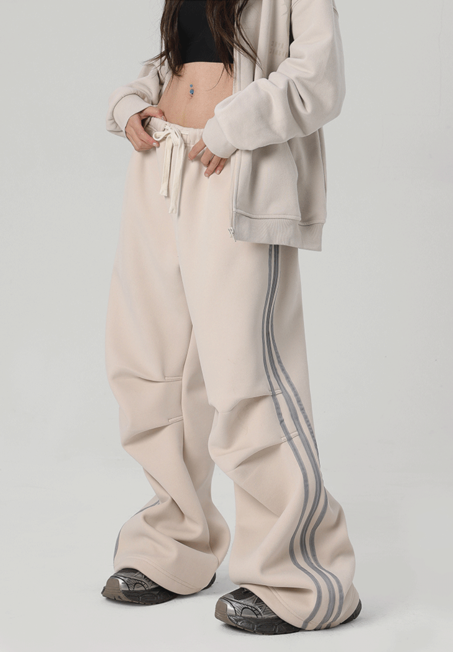 Venita™ Striped Loose  Sweatpants