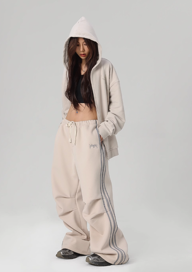 Venita™ Striped Loose  Sweatpants