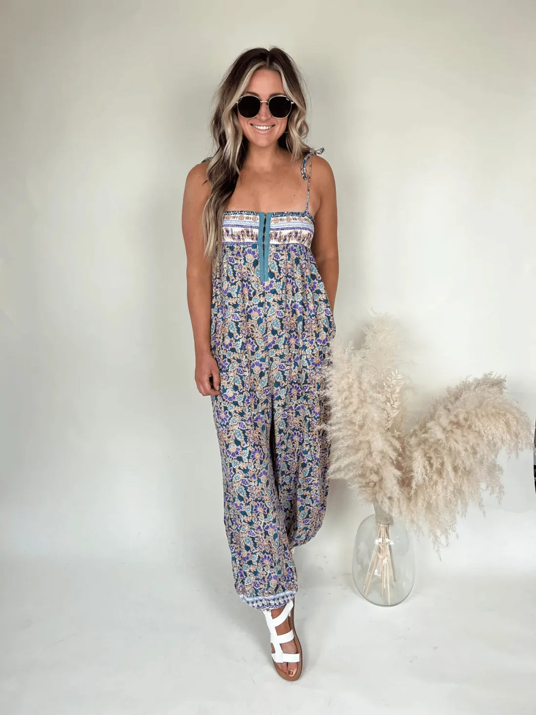 Floral Boho Jumpsuit