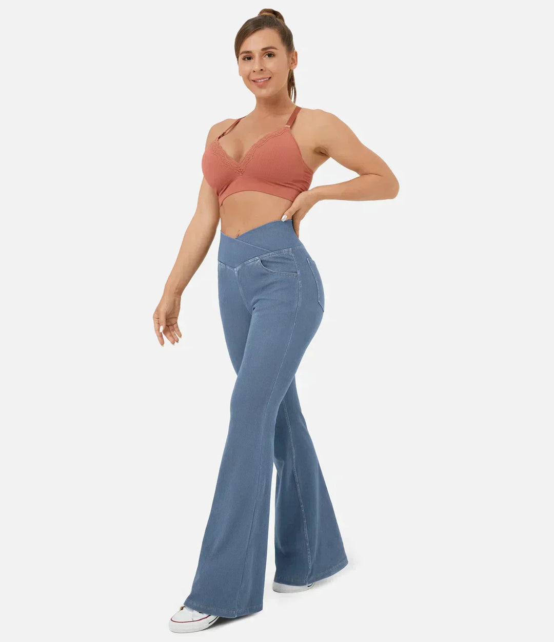 Valentina™ High Waist Stretch Flair Jeans