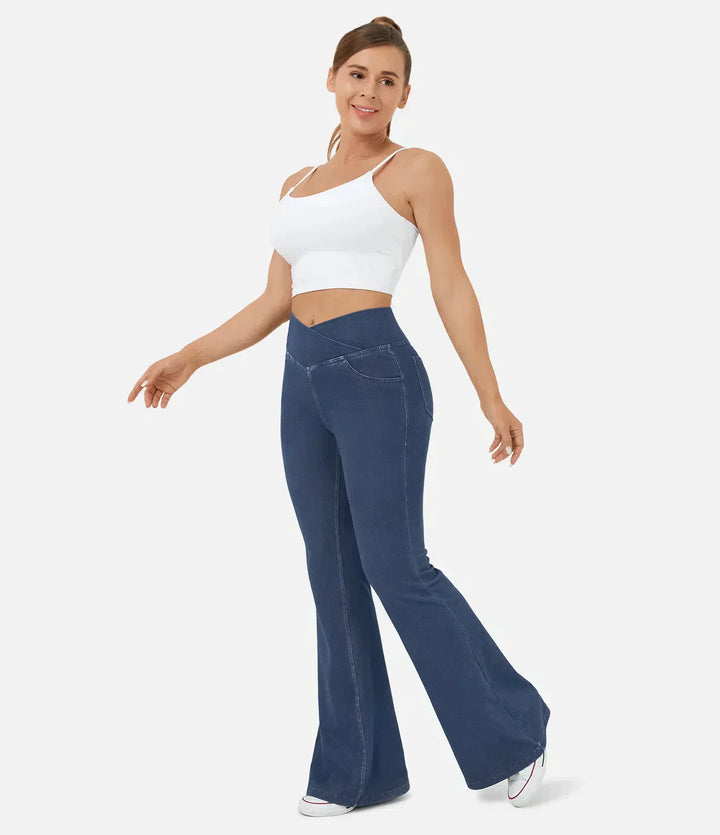 Valentina™ High Waist Stretch Flair Jeans