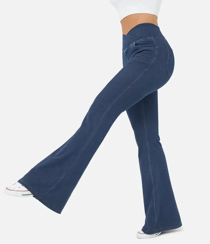 Valentina™ High Waist Stretch Flair Jeans