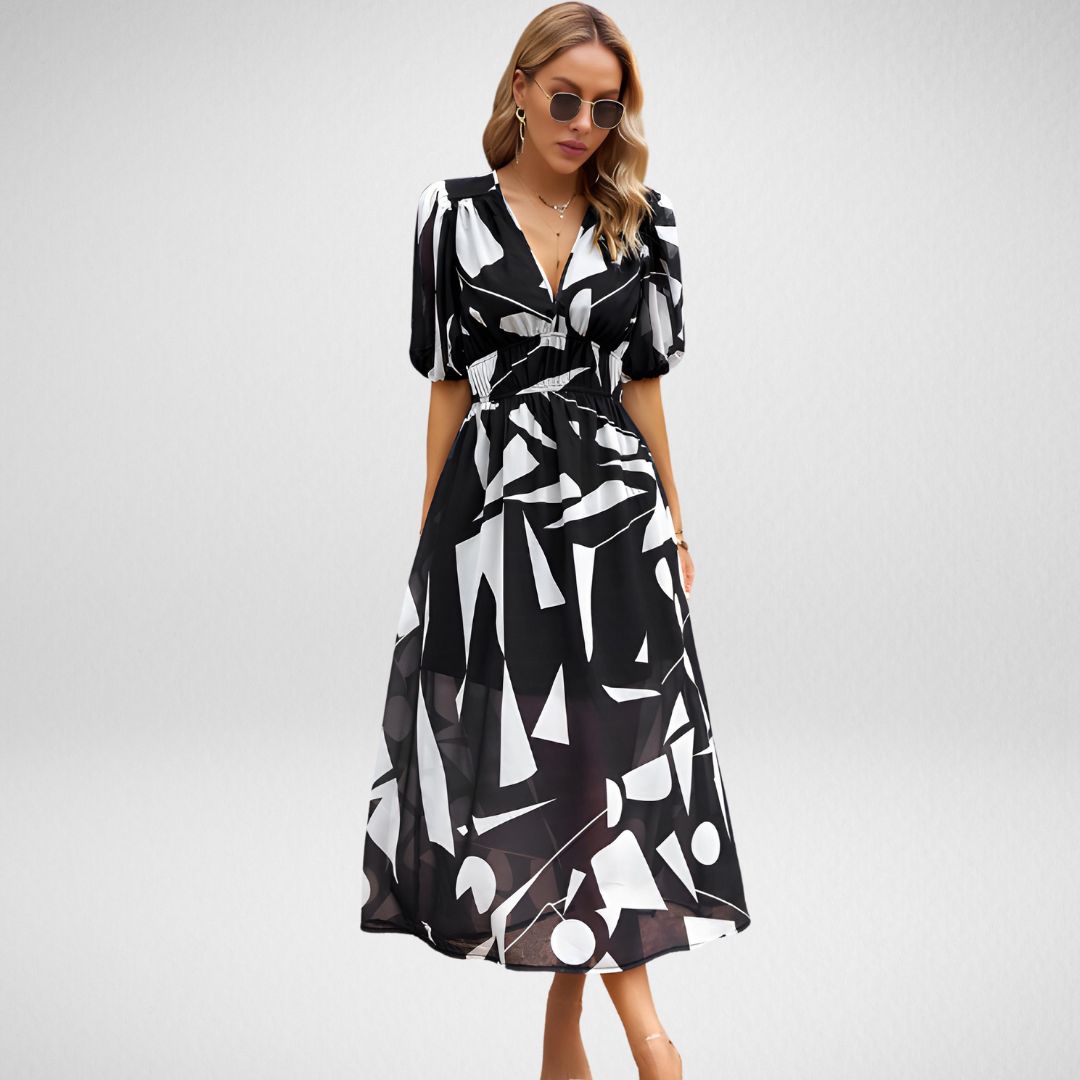 Alina™ Elegant Midi Dress