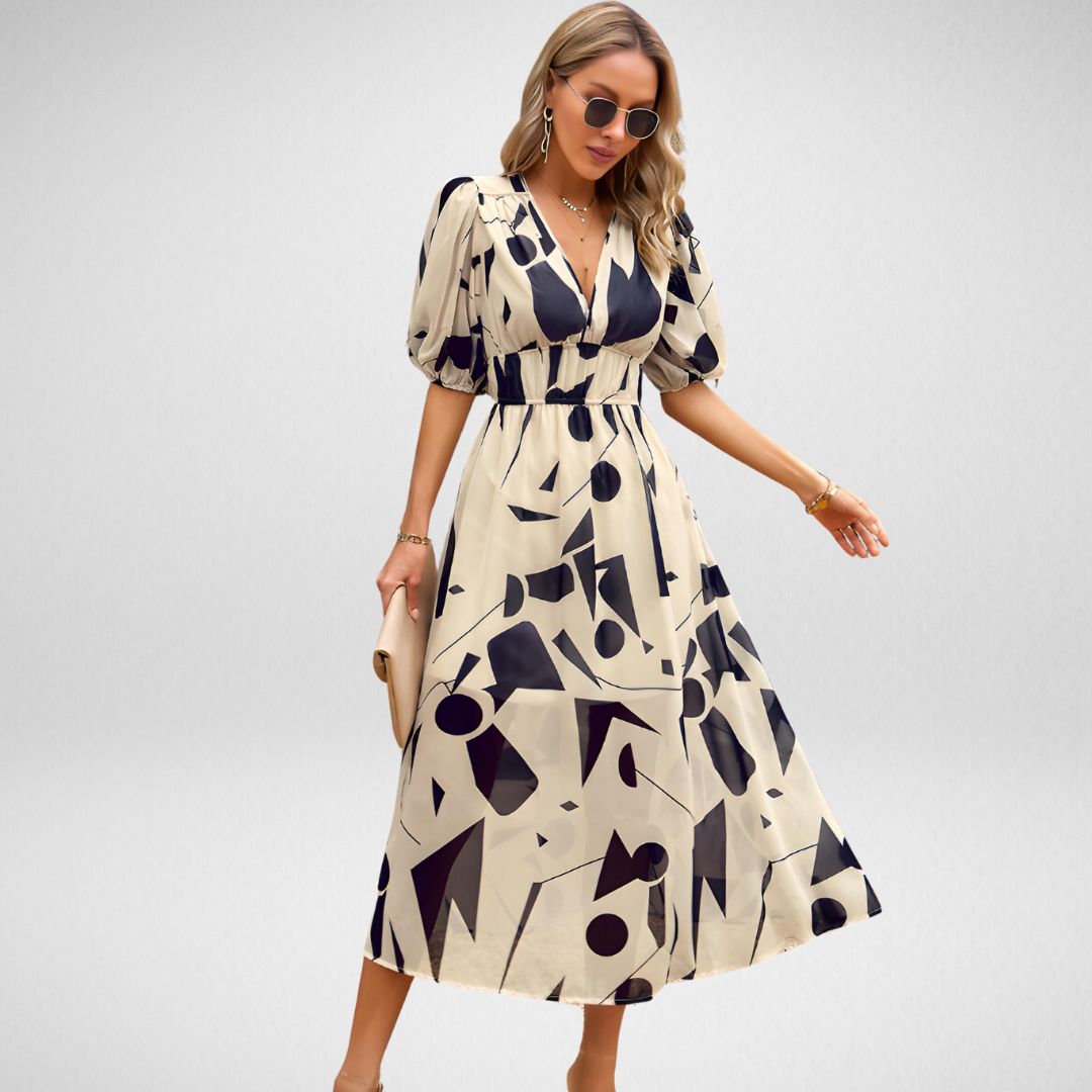 Alina™ Elegant Midi Dress