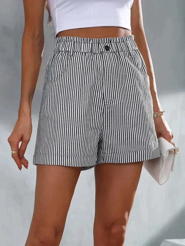 Ella™ Casual Striped Shorts