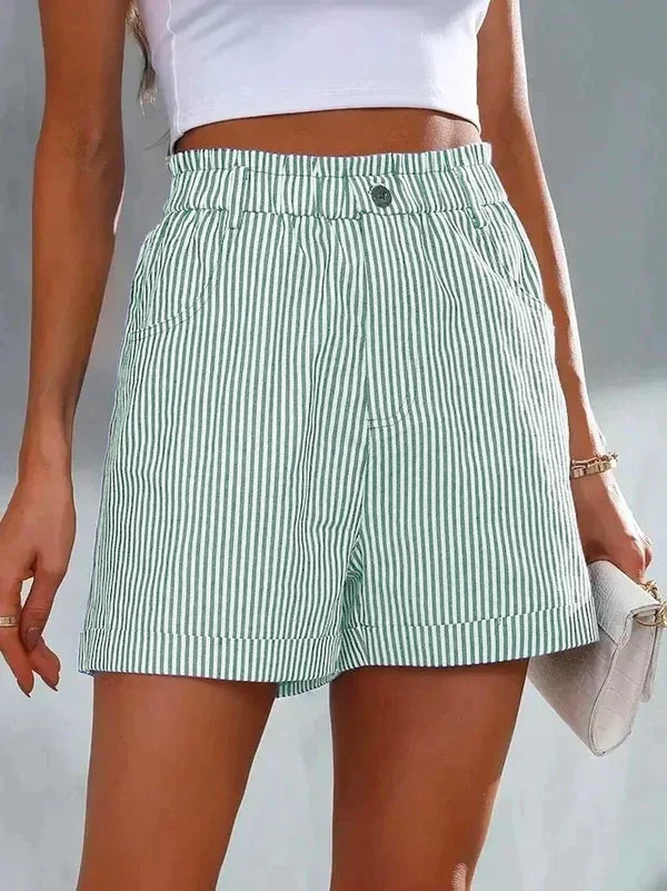 Ella™ Casual Striped Shorts