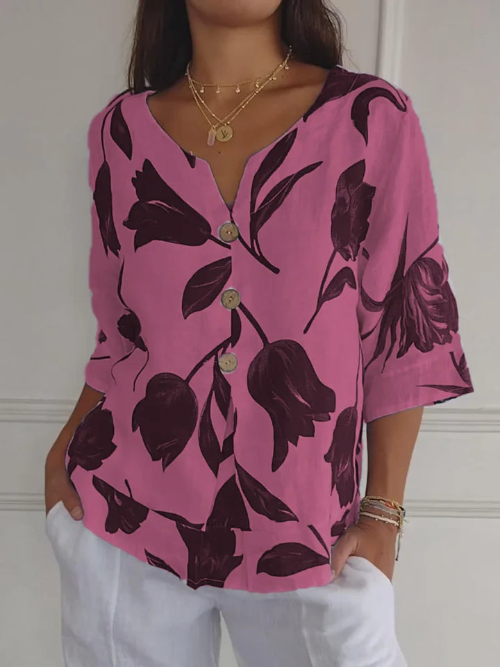 Rosina™ Floral Print Blouse